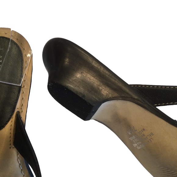 Laura Ashley Black & White Thong Sandal Size 7.5 - Picture 6 of 8